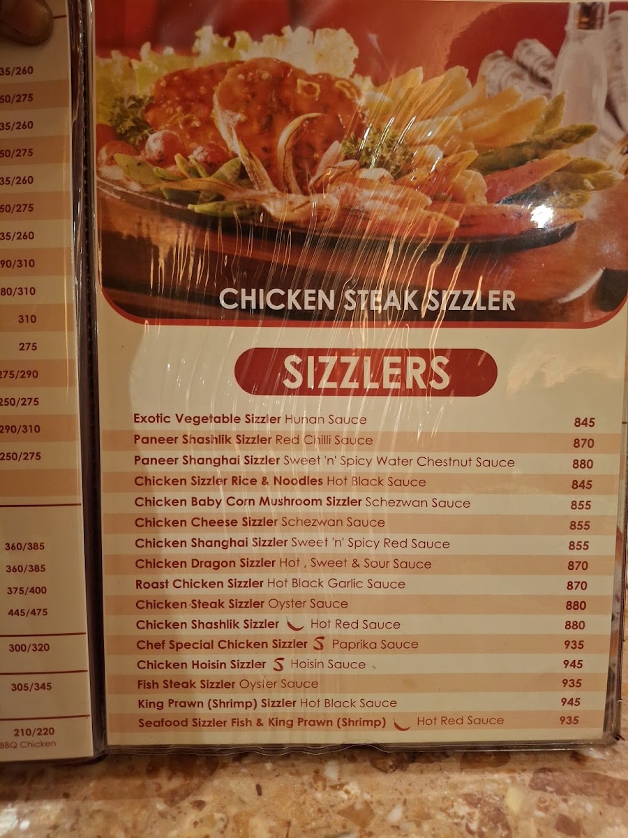 Menu Sahibaan Oriental And Indian Restaurant-5