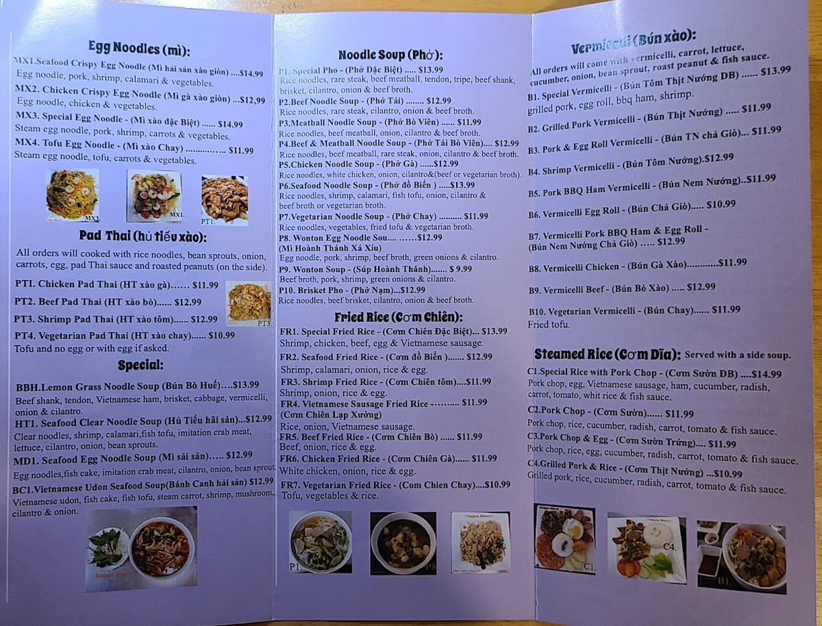 Menu Saigon Bistro-4
