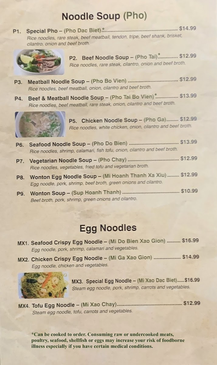 Menu Saigon Bistro-7