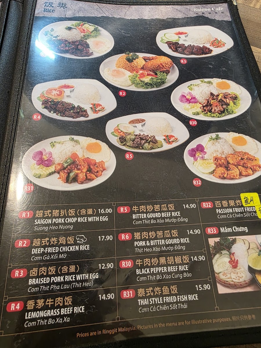 Menu Saigon Cafe-1
