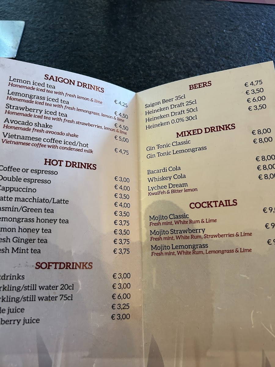 Menu Saigon Caphé Gelderlandplein-2