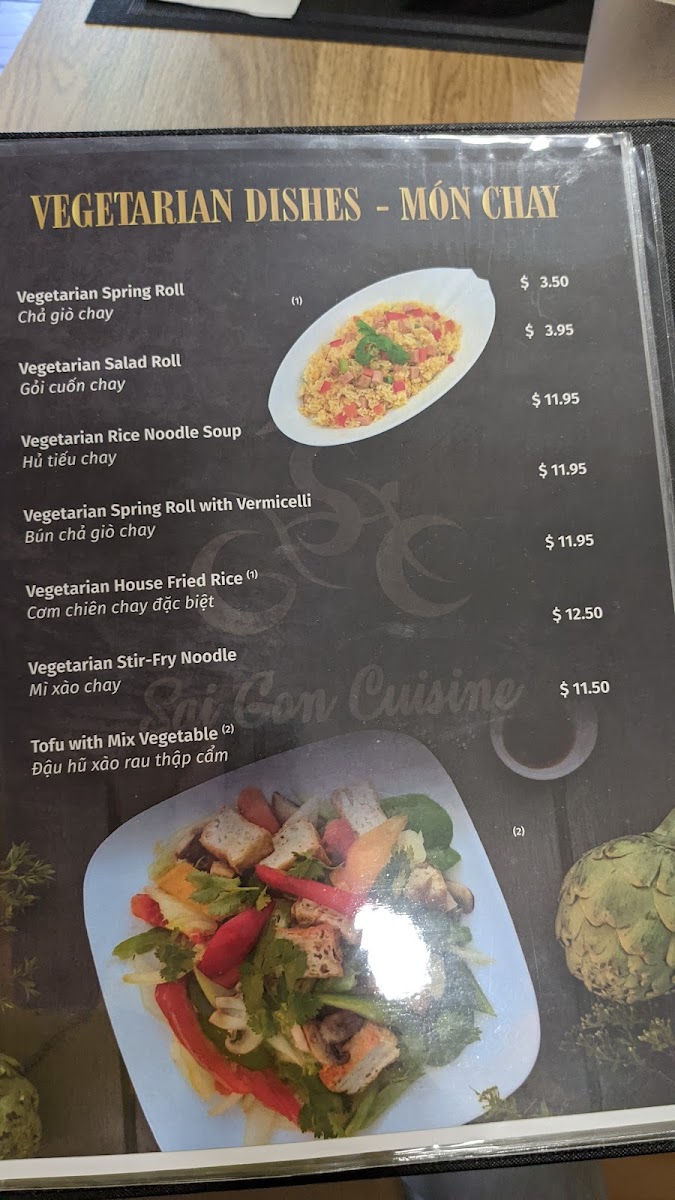 Menu Saigon Cuisine Pe-8