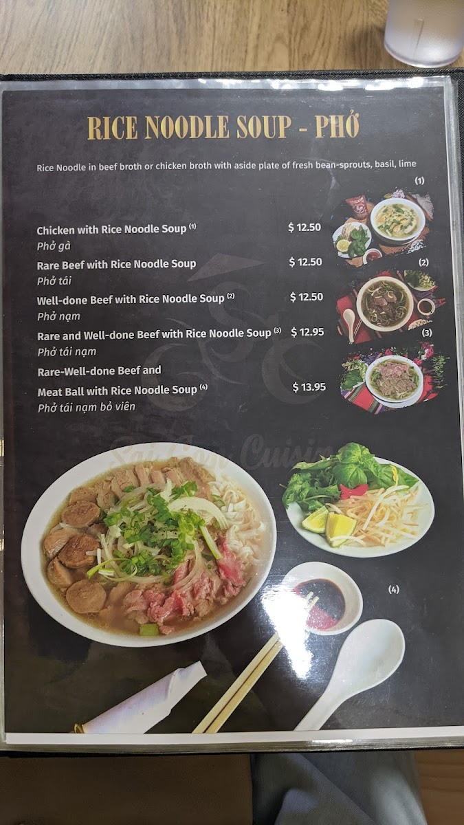 Menu Saigon Cuisine Pe-9