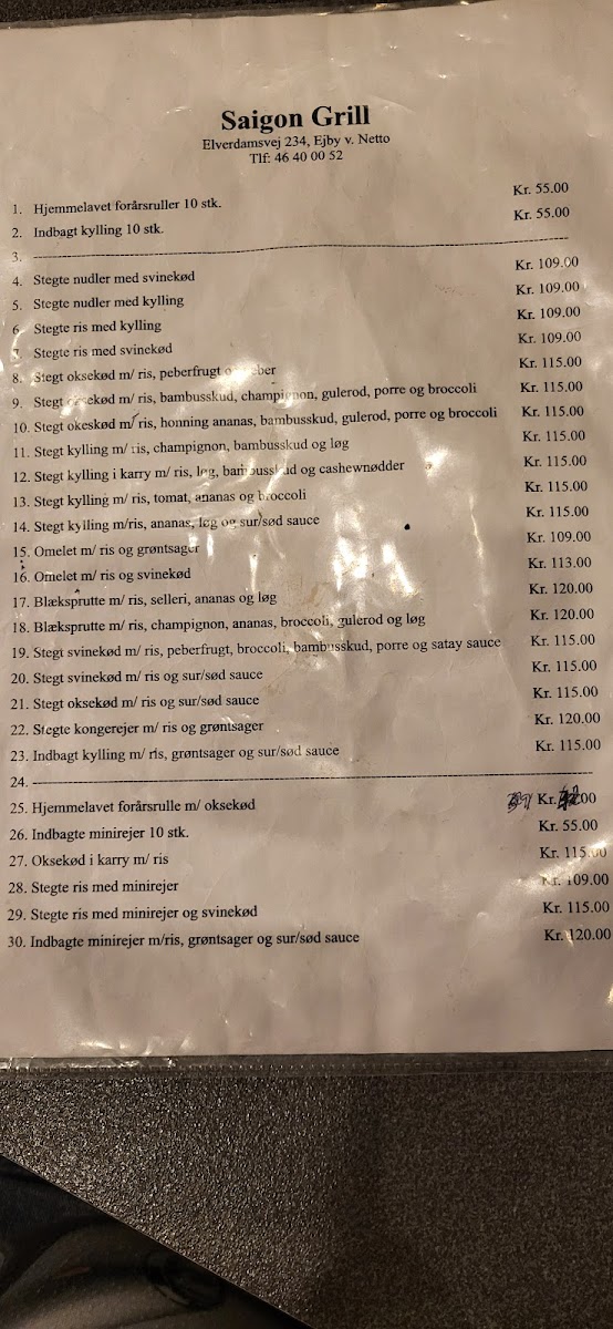 Menu Saigon Grill-1