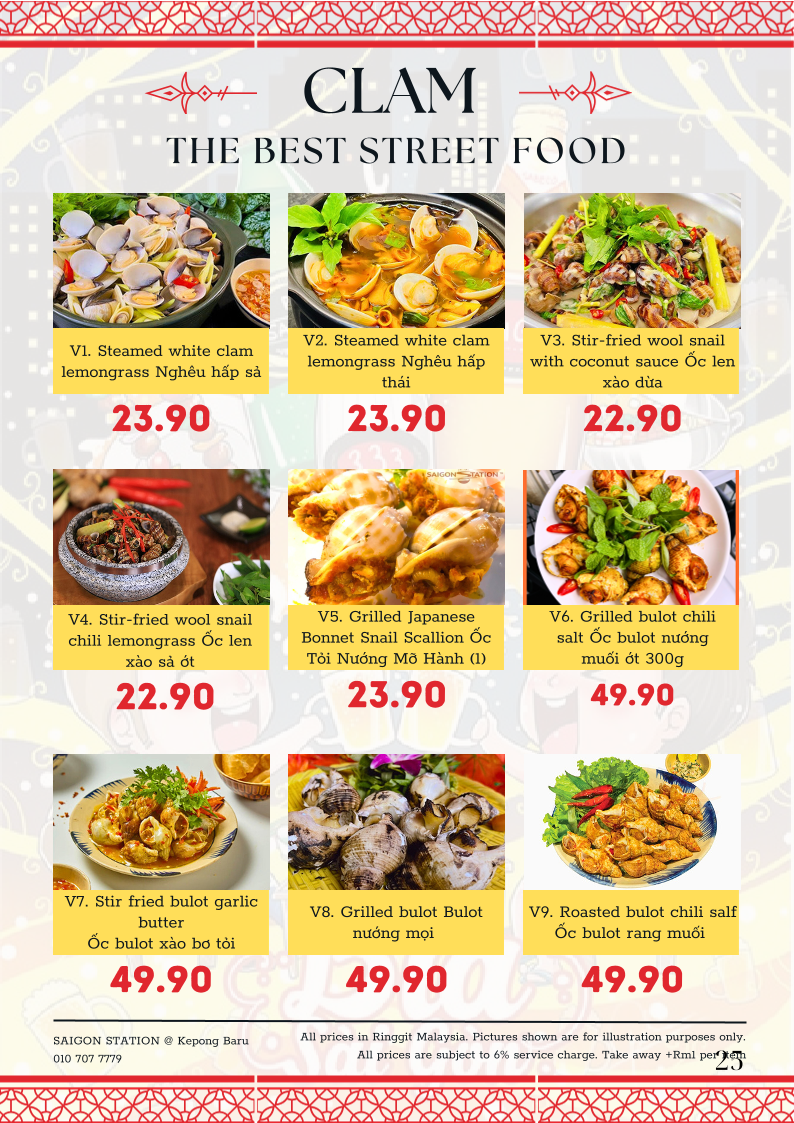Menu Saigon Station Restaurant-10