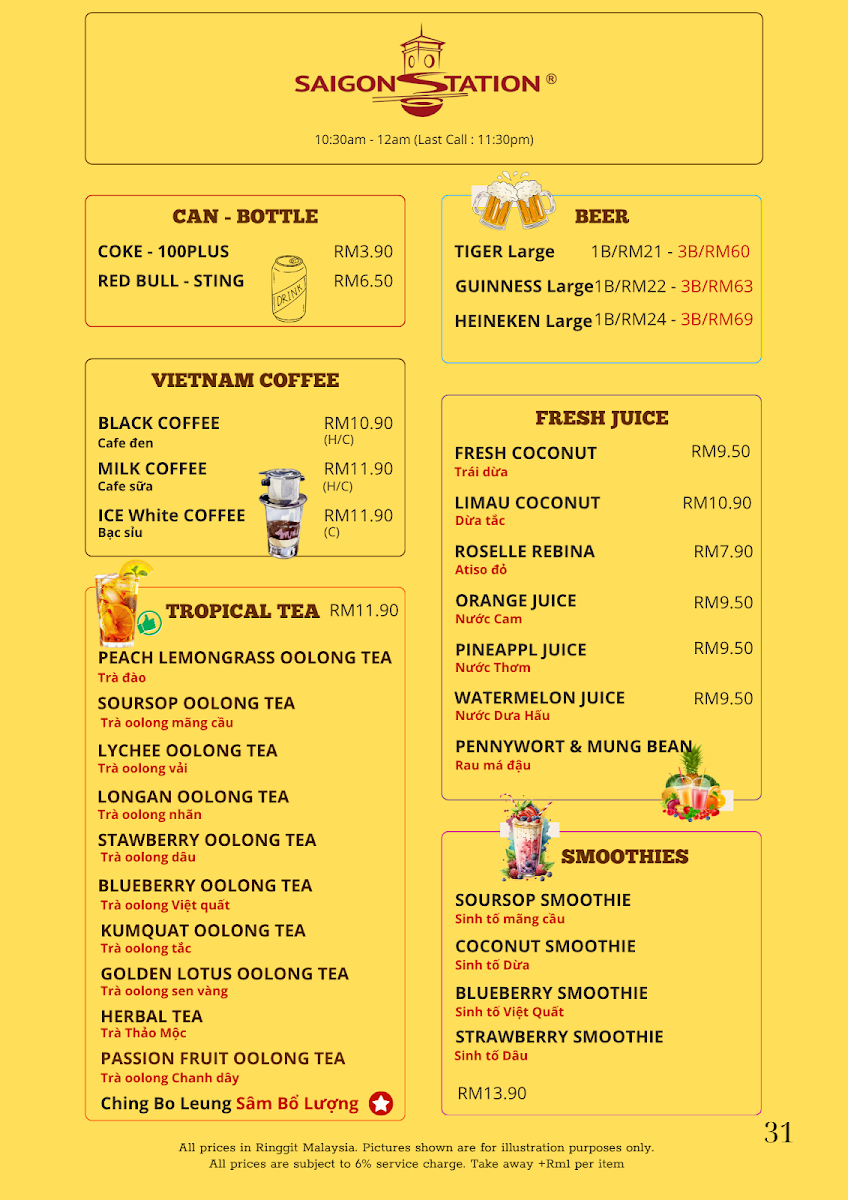 Menu Saigon Station Restaurant-9