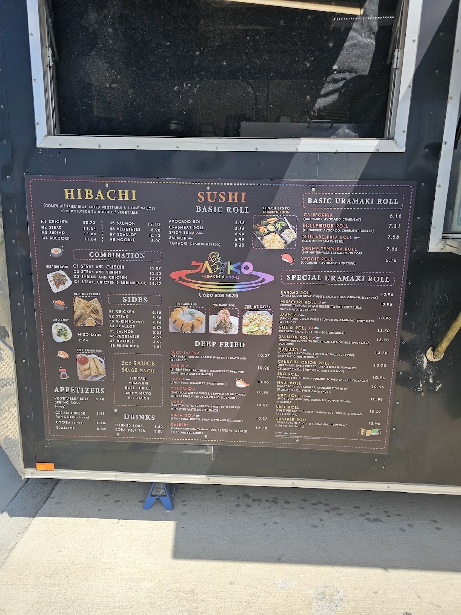 Menu Saiko Sushi & Hibachi-2