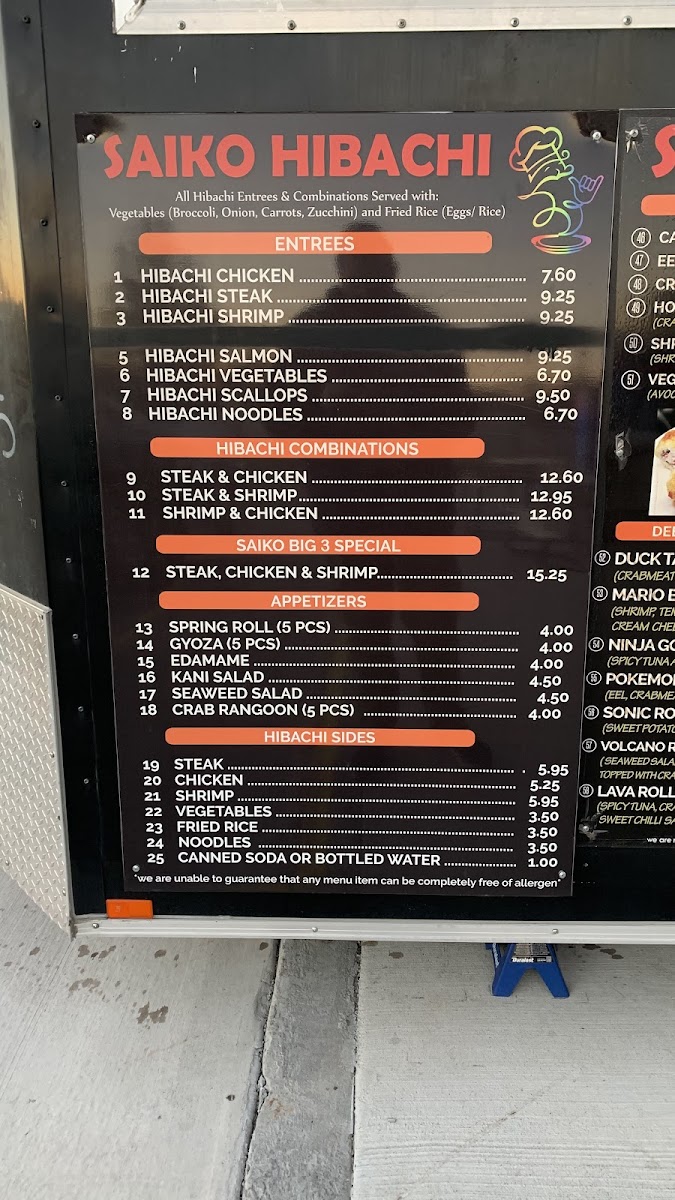 Menu Saiko Sushi & Hibachi-6