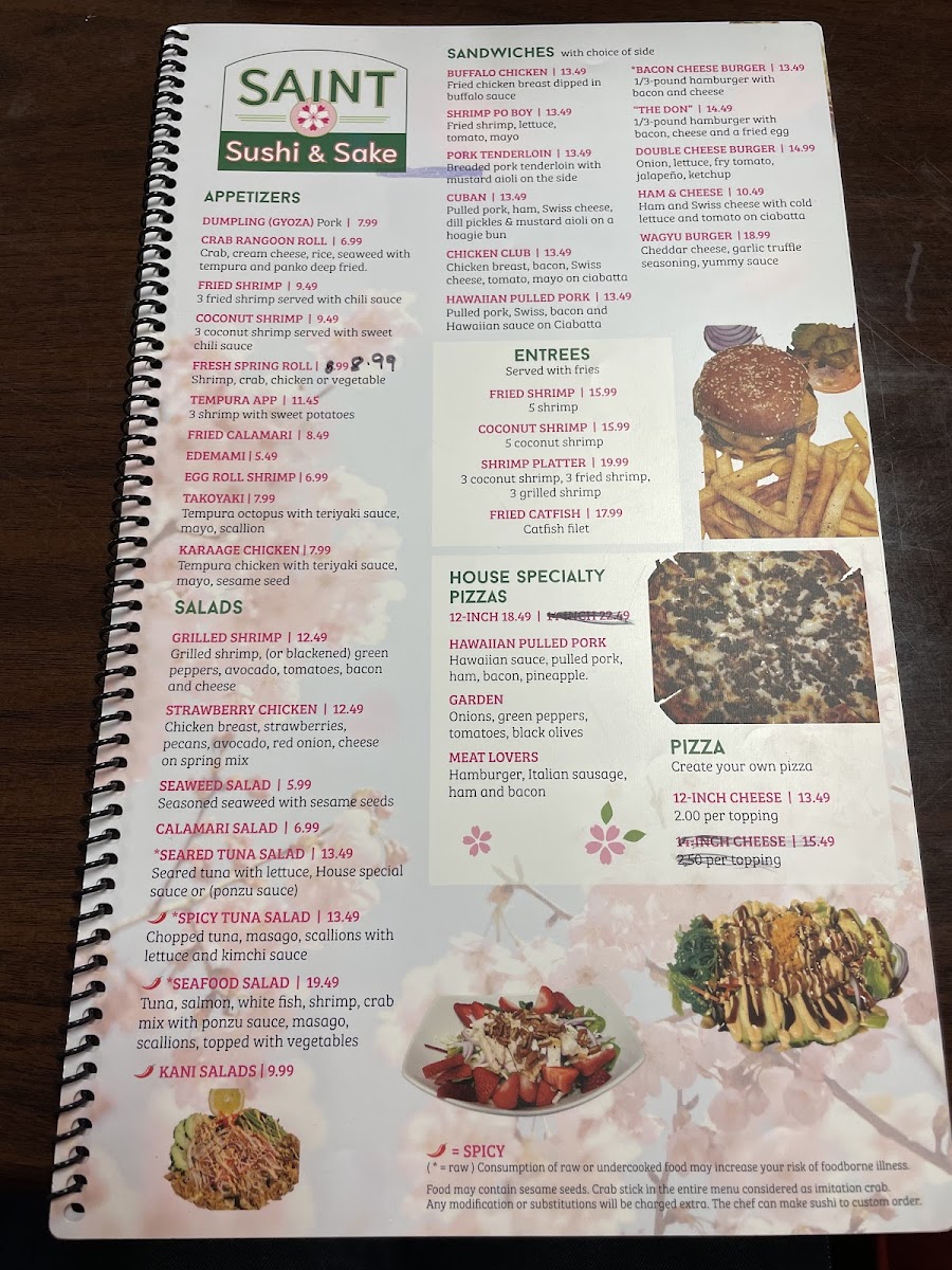 Menu Saint Sushi And Sake-5
