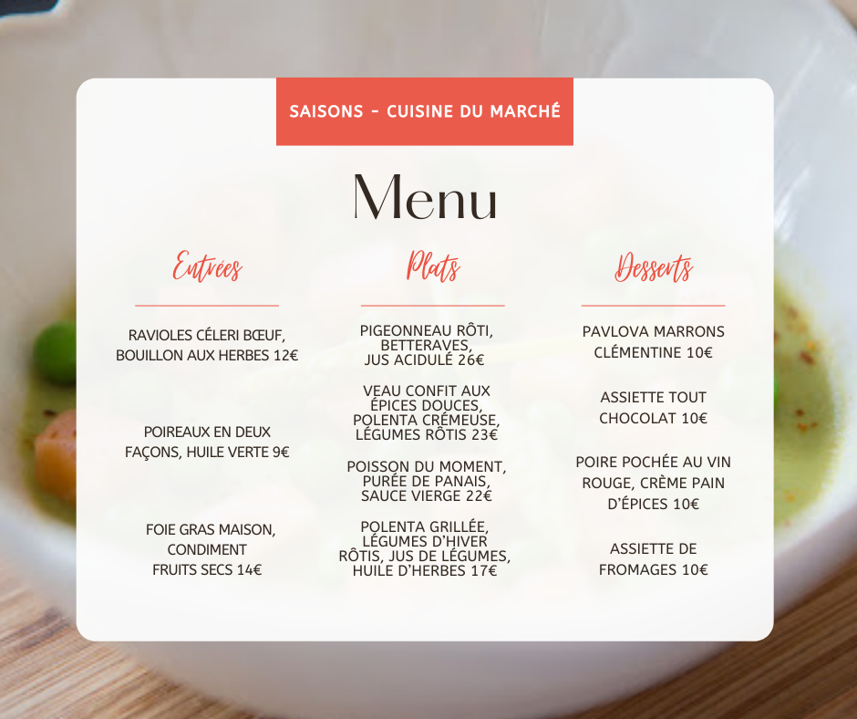 Menu Saisons - Cuisine Du Marché-1