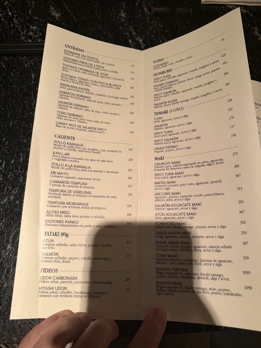 Menu Sakagura Sushi-1