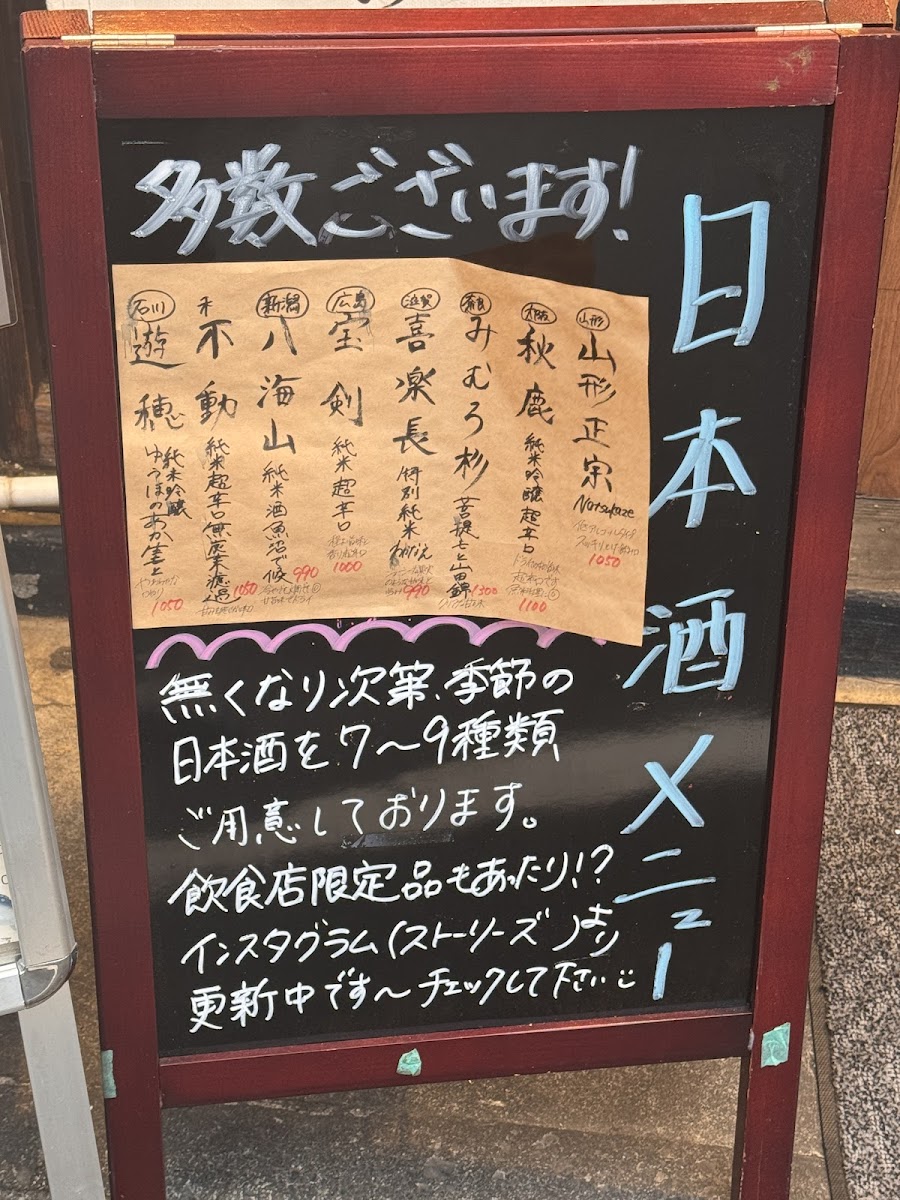 Menu Sakana No Umaiten Ikebukuro-8