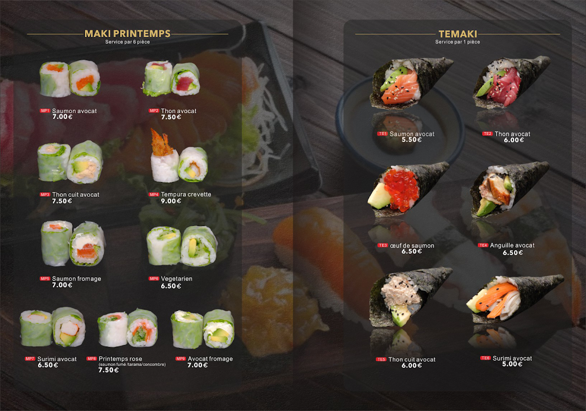Menu Sakari-6