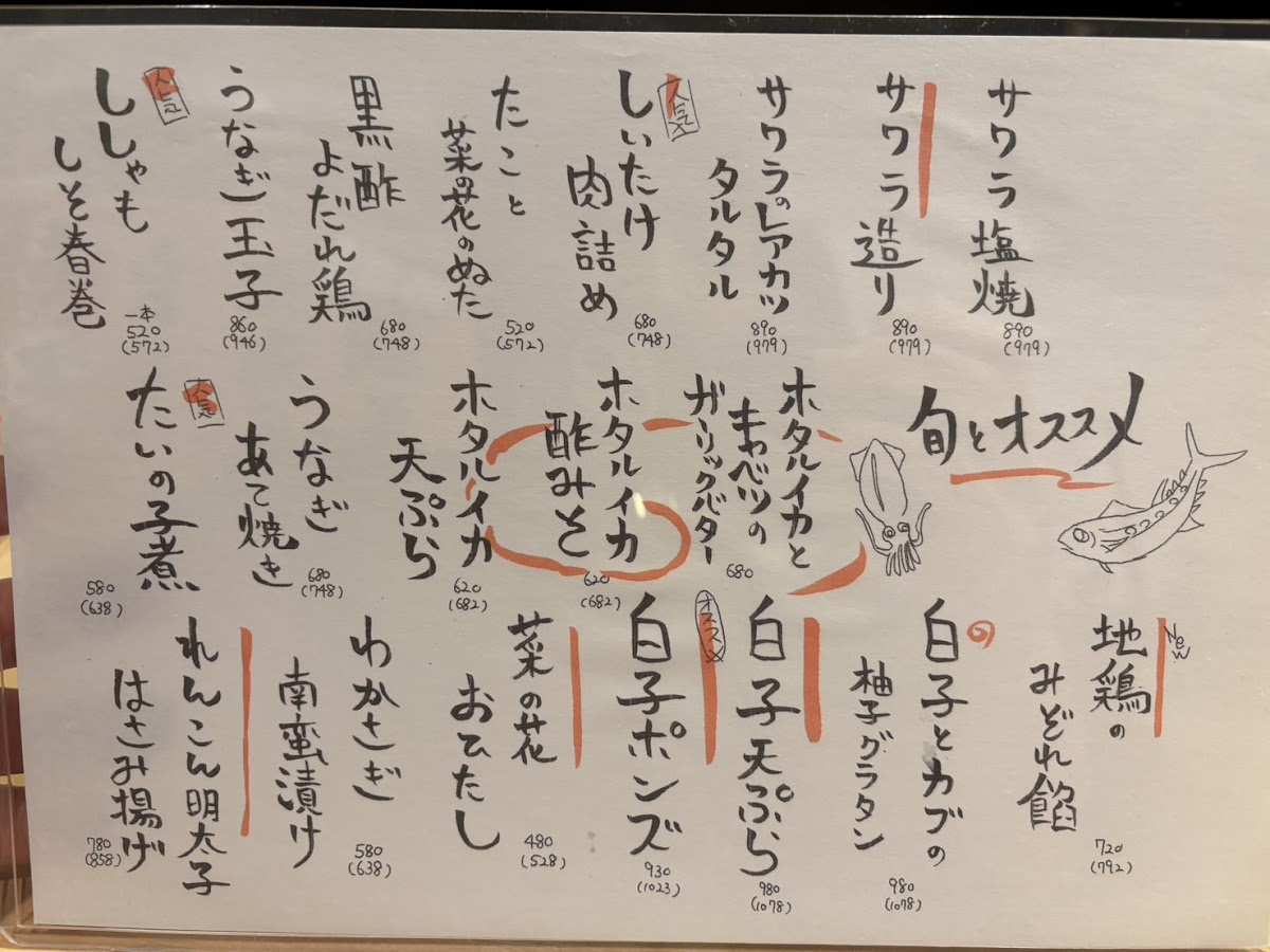Menu Sake Restaurant Umaiya-1