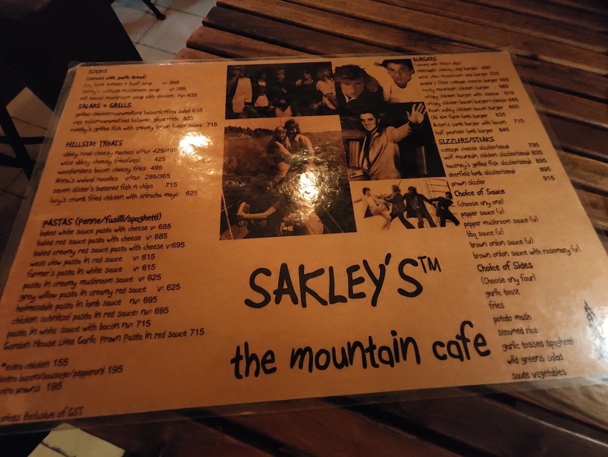 Menu Sakley's The Mountain Cafe-2