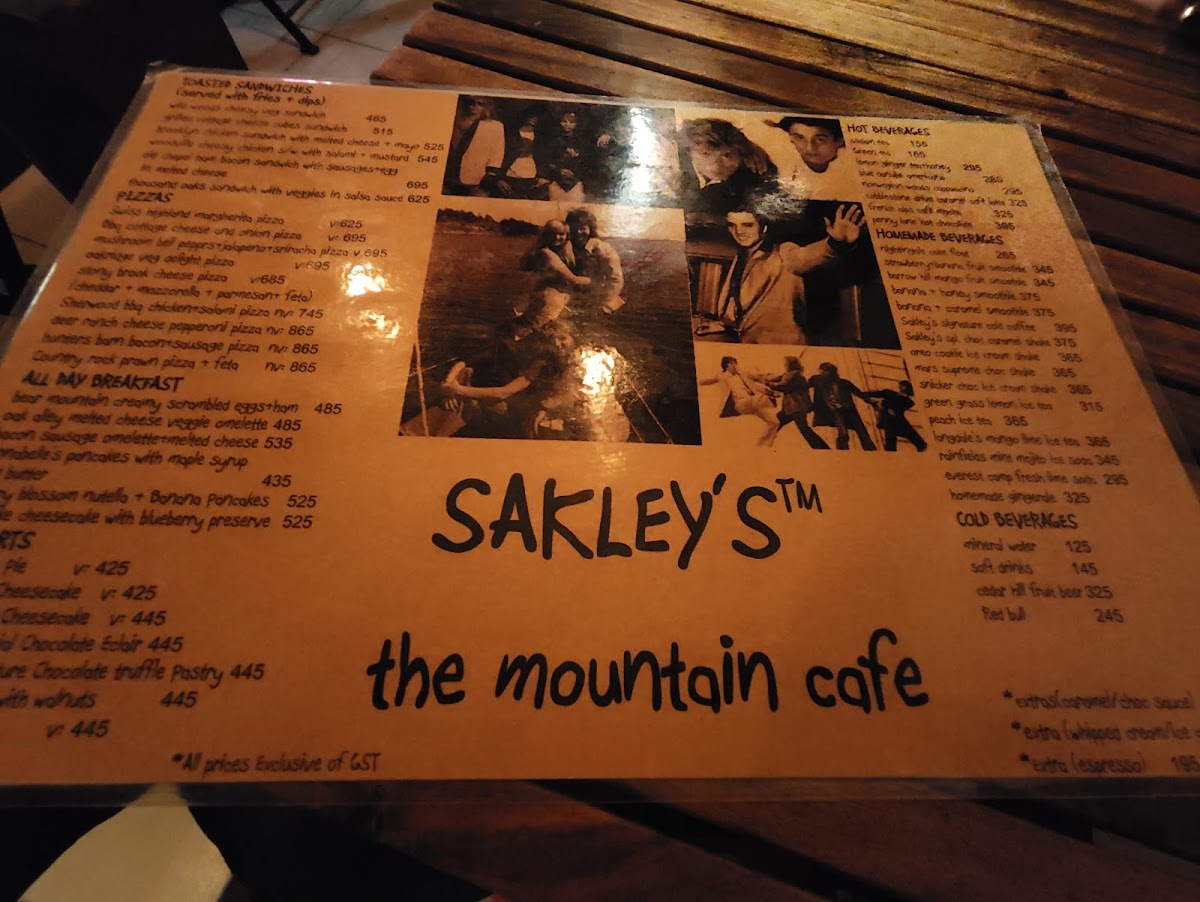 Menu Sakley's The Mountain Cafe-4