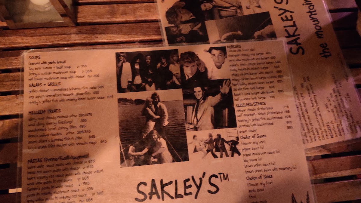 Menu Sakley's The Mountain Cafe-5