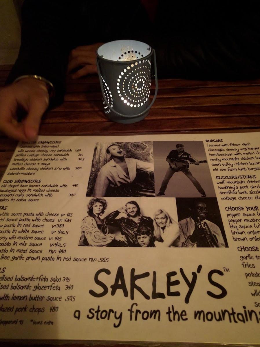 Menu Sakley's The Mountain Cafe-7