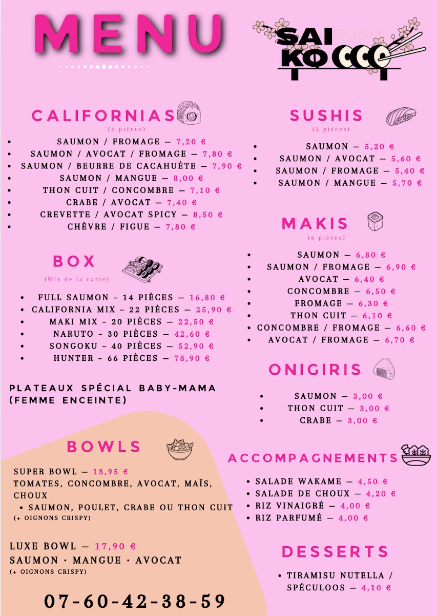 Menu Saïko Sushi-2