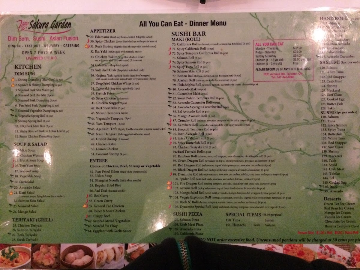 Menu Sakura Garden Restaurant-8