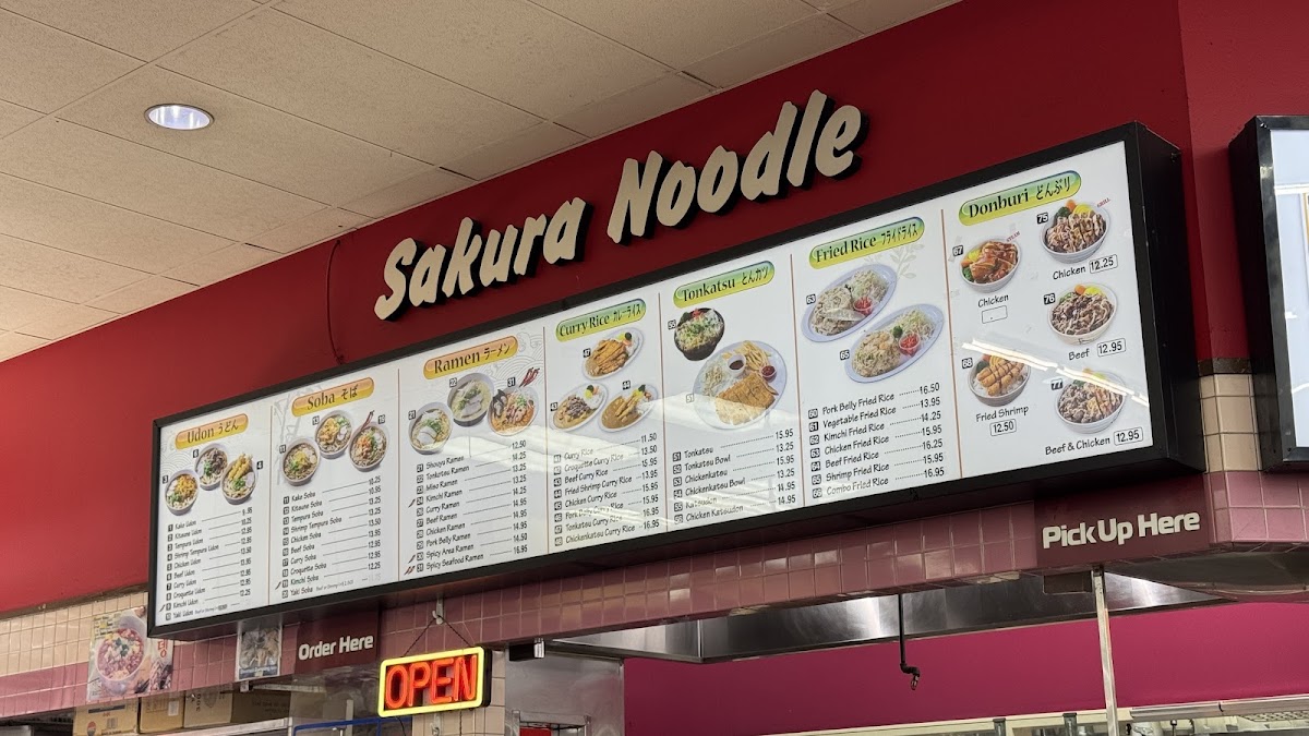 Menu Sakura Noodle House-1