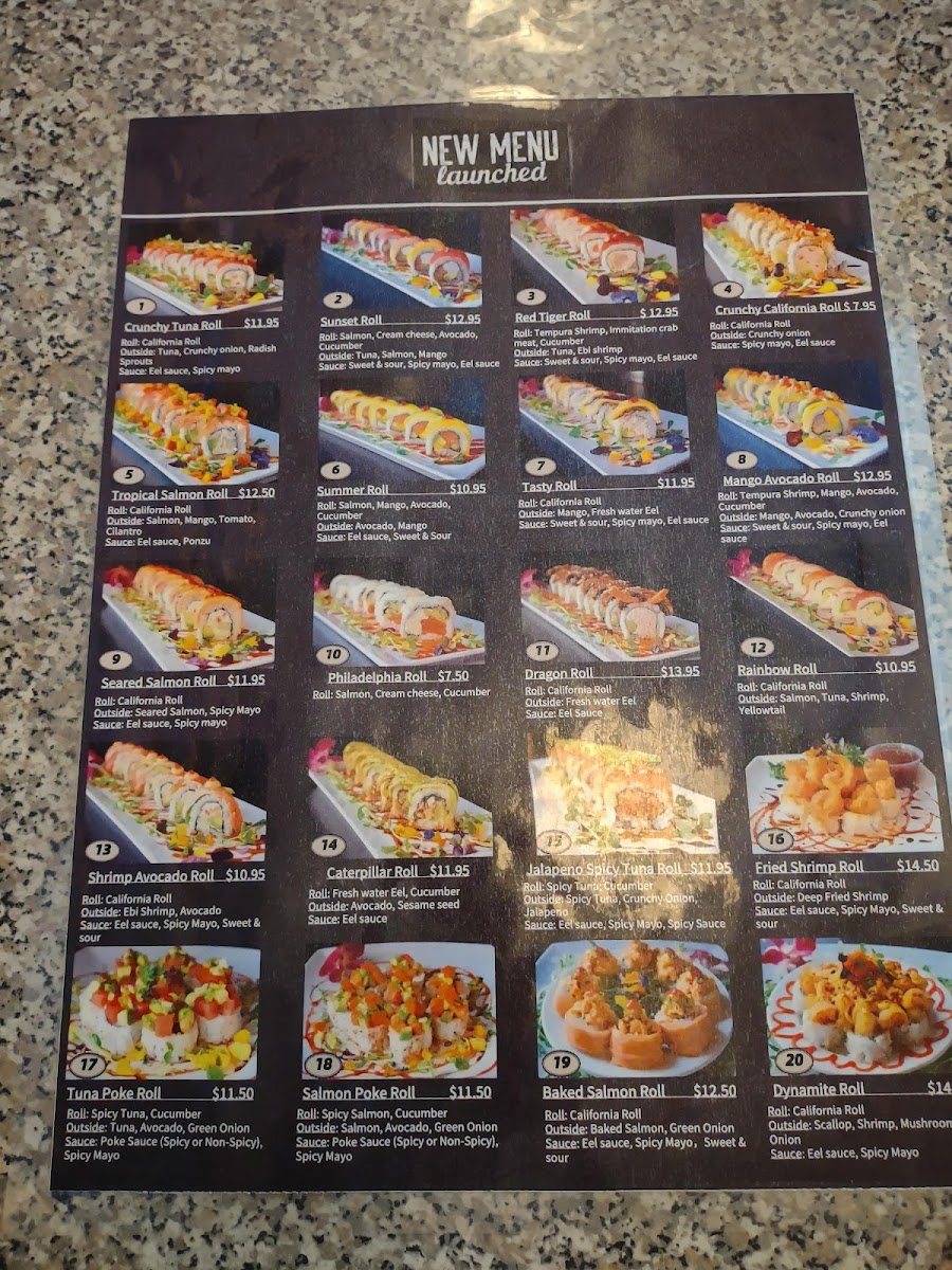 Menu Sakura Of Tokyo-5