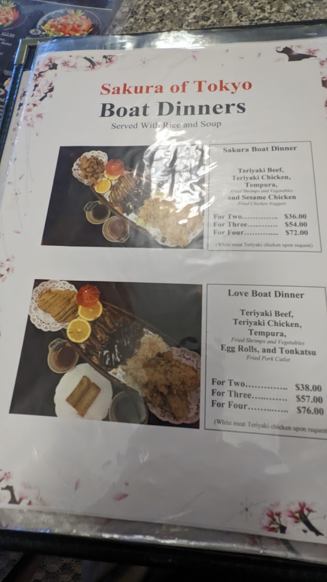 Menu Sakura Of Tokyo-6