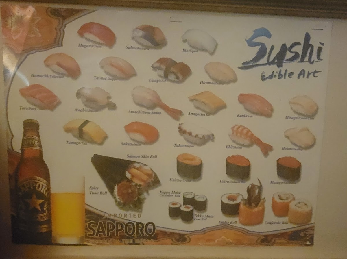 Menu Sakura Of Tokyo-9