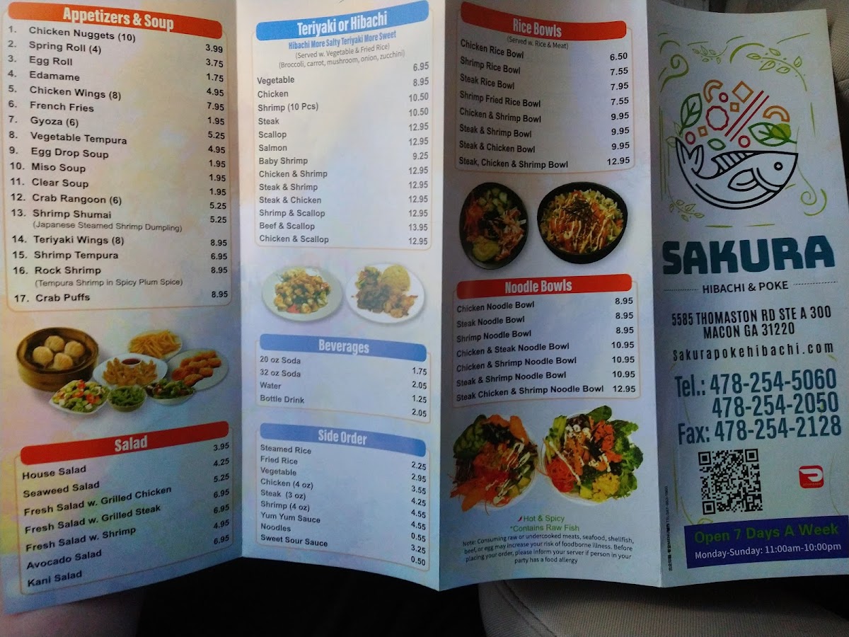 Menu Sakura Poke & Hibachi-7