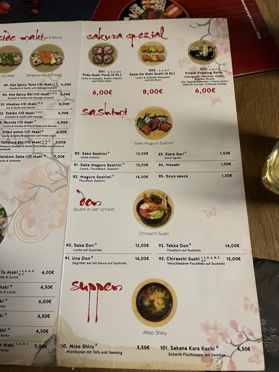 Menu Sakura Sushi 3-2