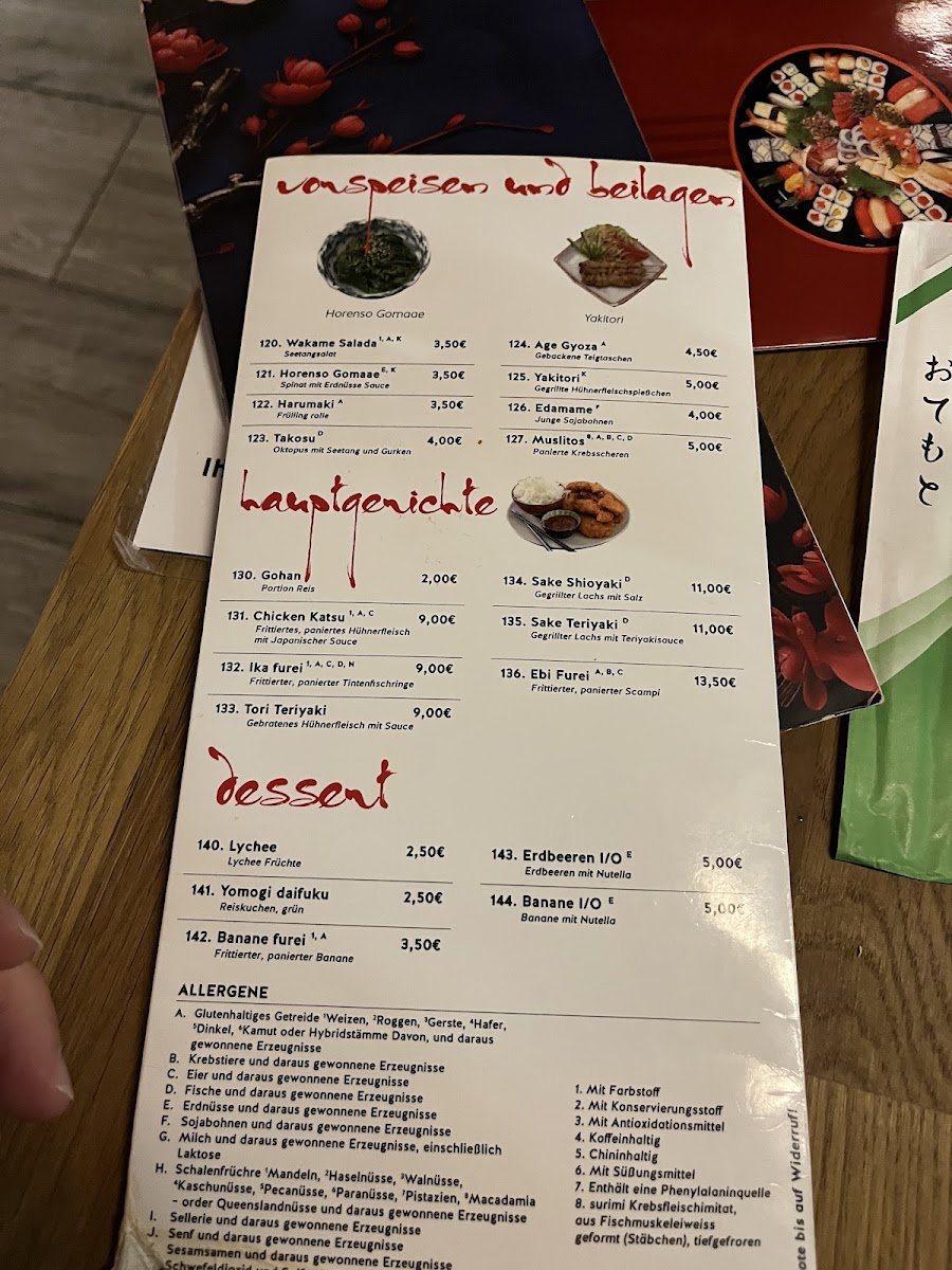 Menu Sakura Sushi 3-3