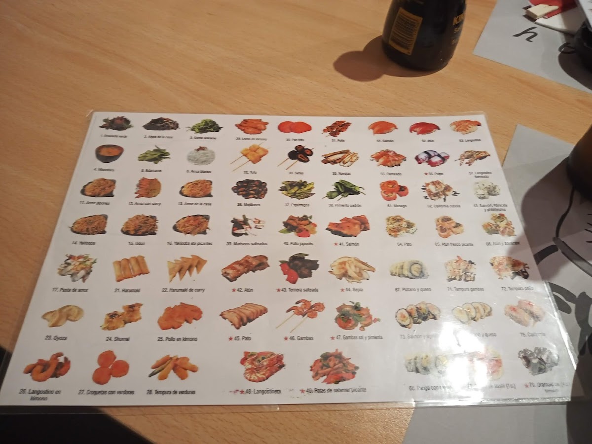 Menu Sakura Y-9