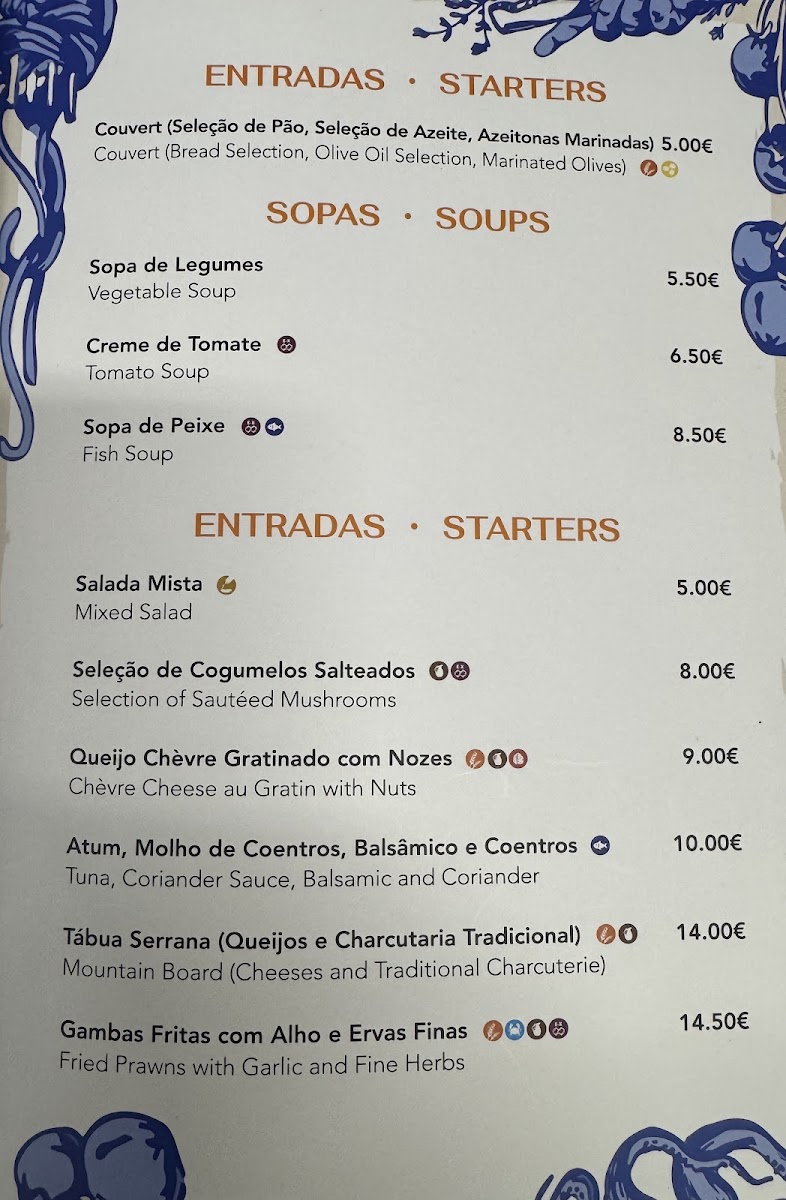 Menu Sal & Tal