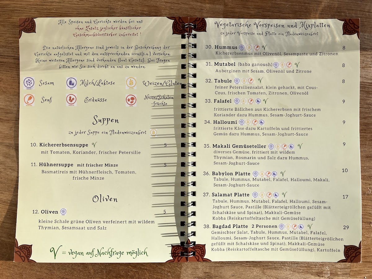 Menu Salamat-7