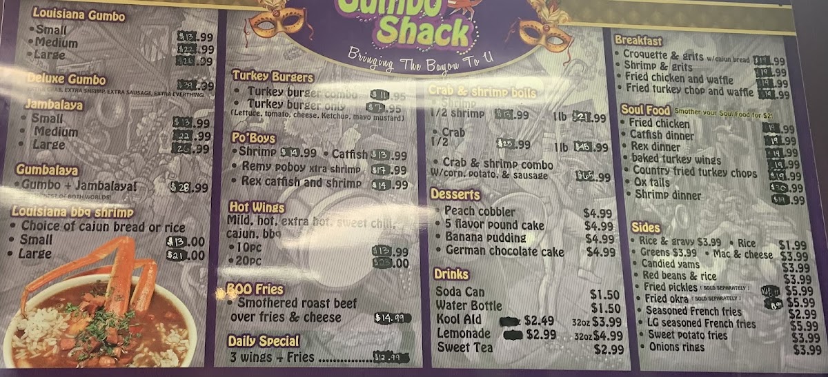 Menu Sal's Gumbo Shack-5