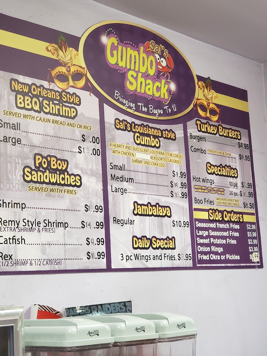 Menu Sal's Gumbo Shack-6