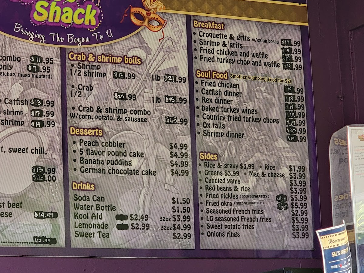 Menu Sal's Gumbo Shack-8
