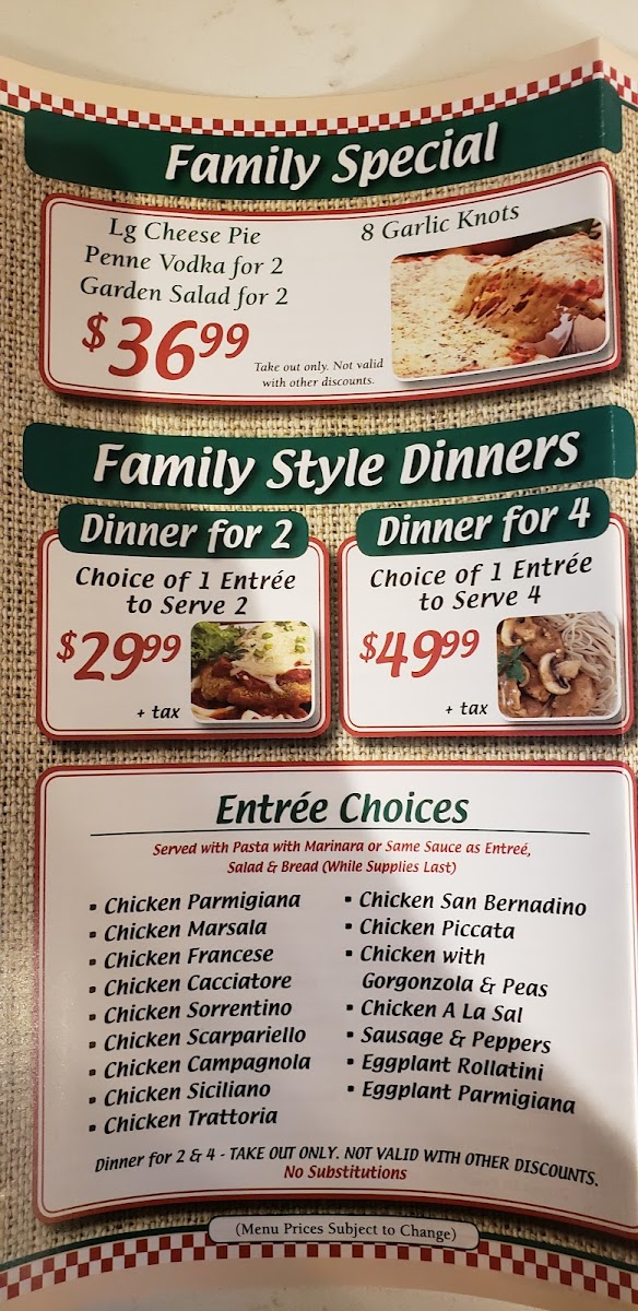 Menu Sal's Pizza & Pasta-3