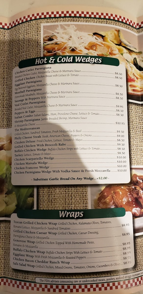 Menu Sal's Pizza & Pasta-6