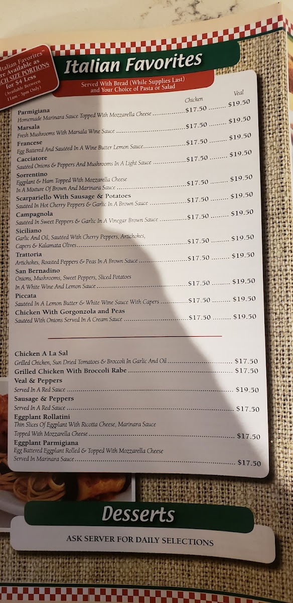 Menu Sal's Pizza & Pasta-7