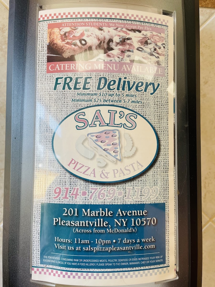 Menu Sal's Pizza & Pasta-8