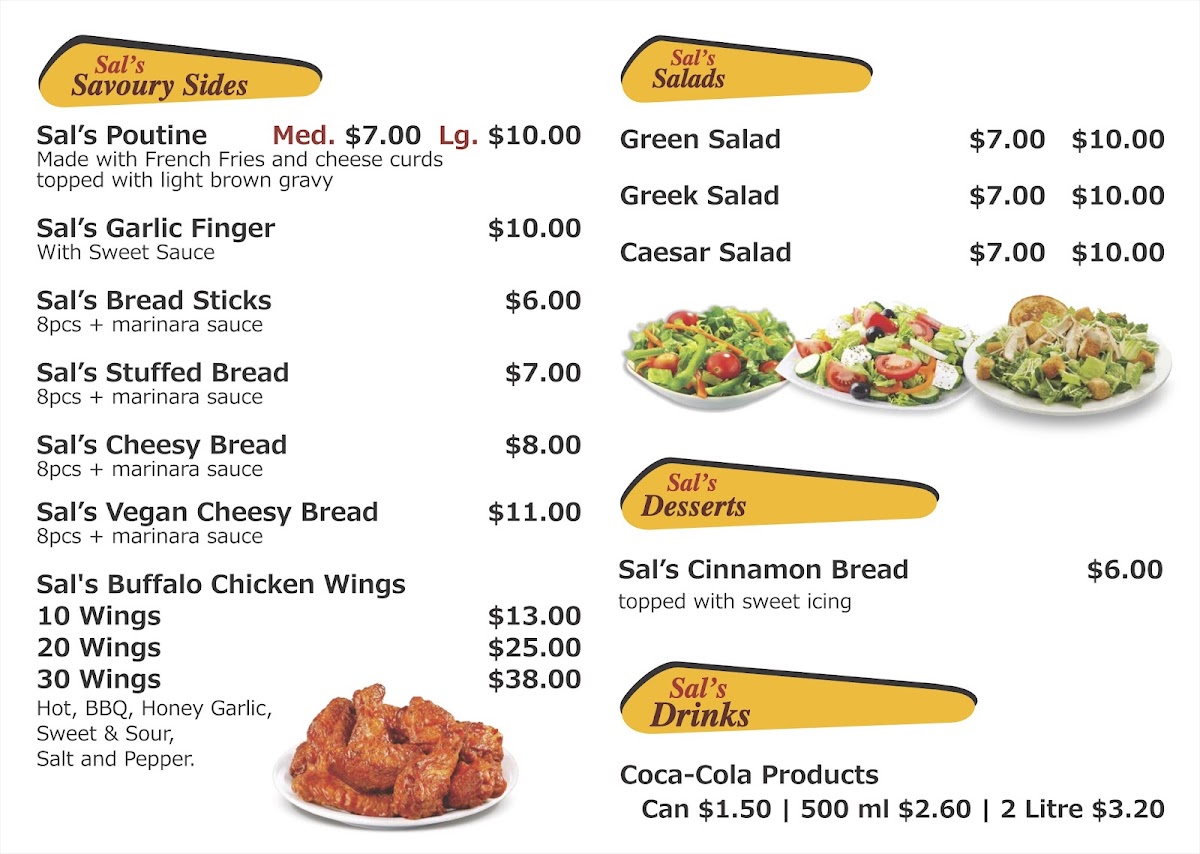 Menu Sal's Pizza-2