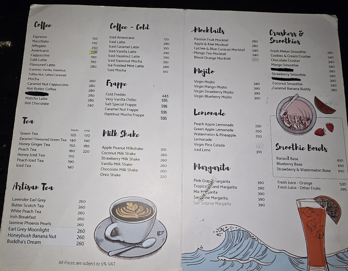 Menu Salt Bistro & Cafe-1