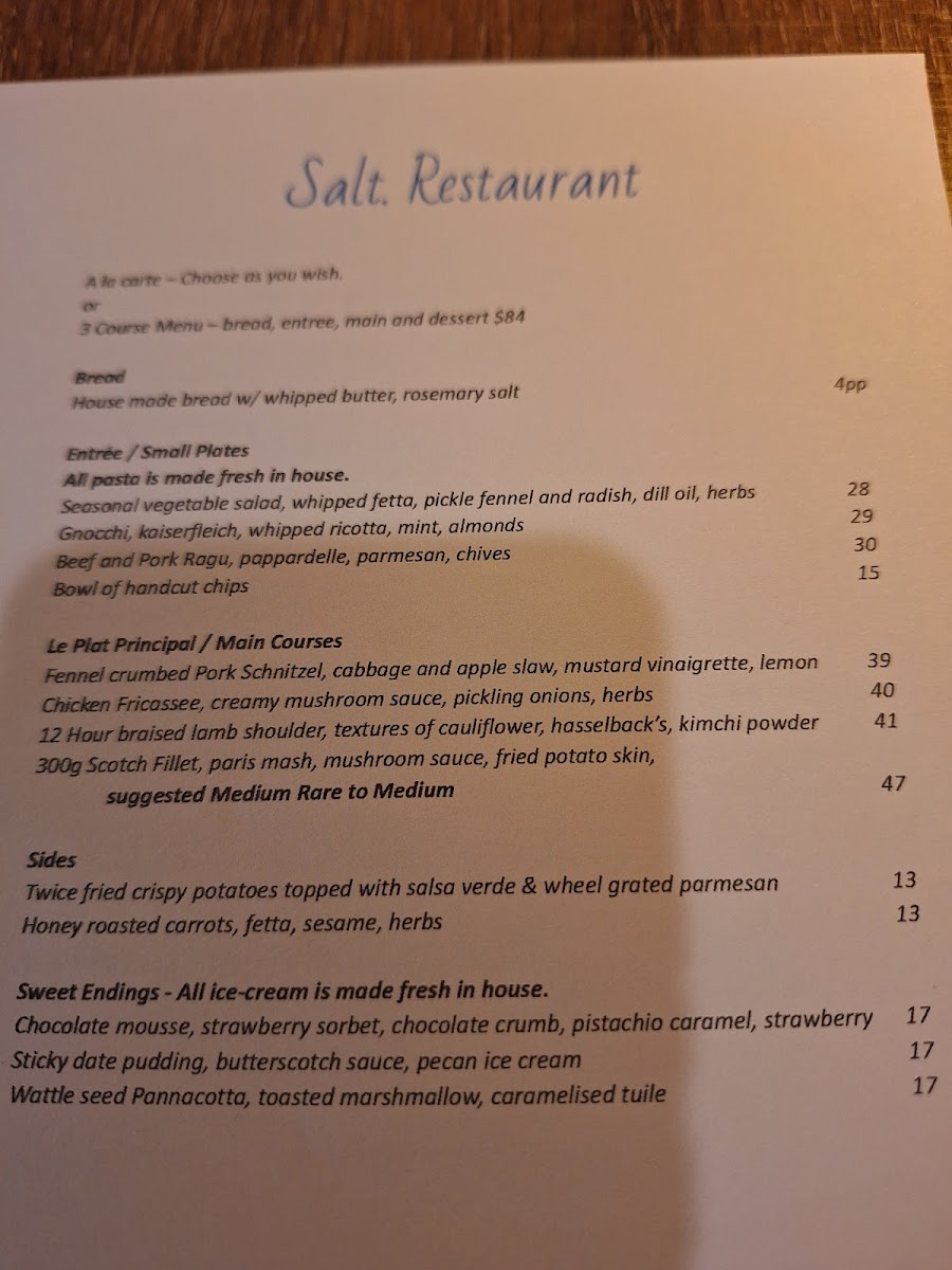 Menu Salt Cafe Restaurant Wine-2