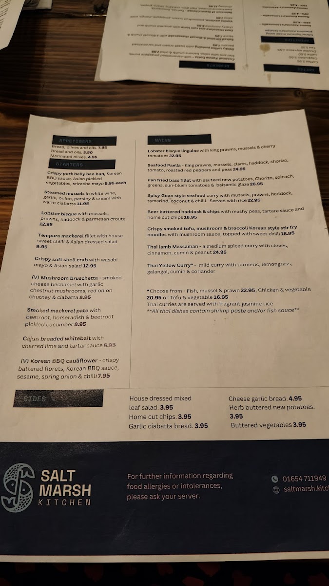 Menu Salt Marsh Kitchen-2