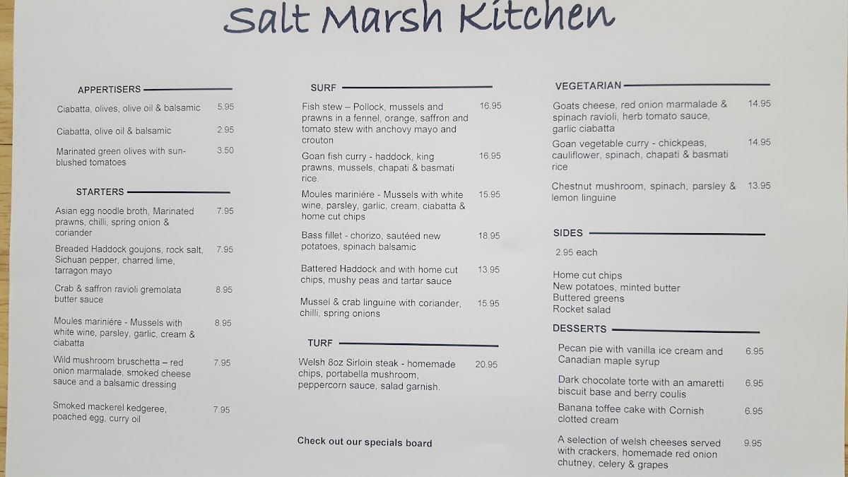 Menu Salt Marsh Kitchen-9