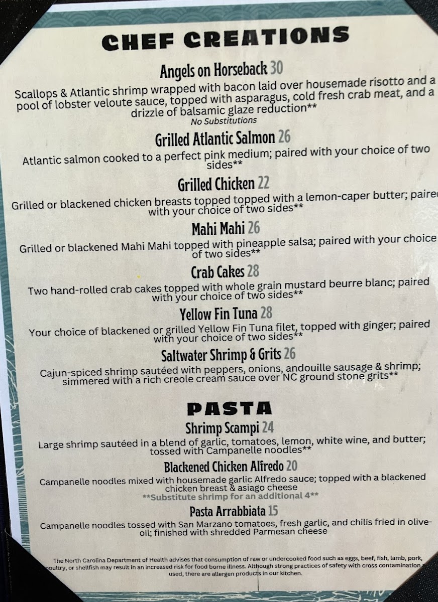 Menu Saltwater Grill-5
