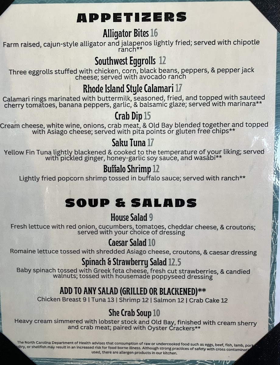 Menu Saltwater Grill-7