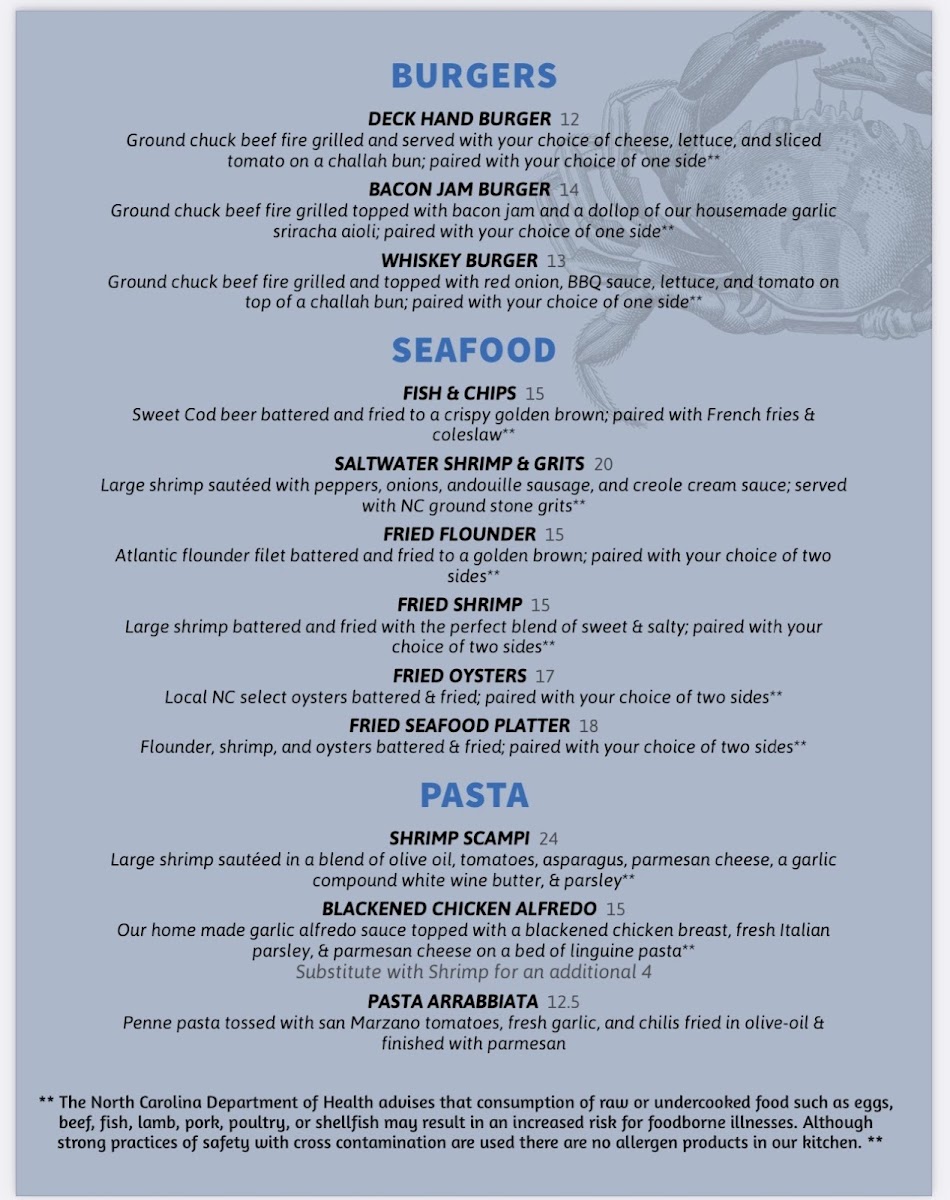 Menu Saltwater Grill-9