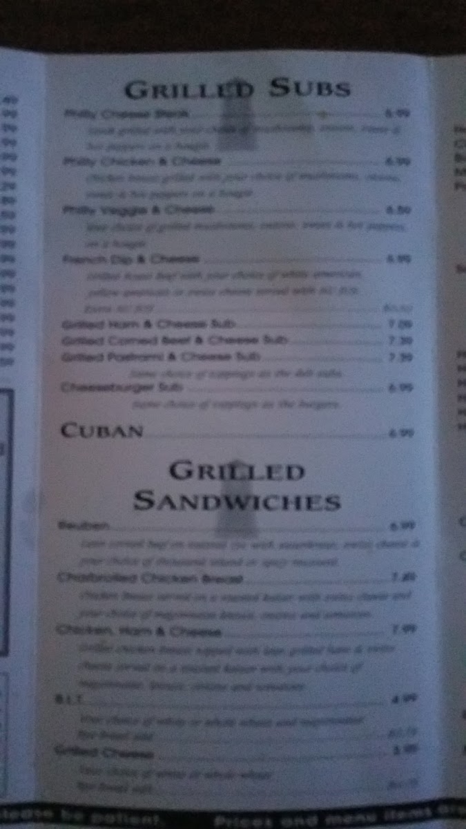 Menu Salty Dawg Pub & Deli-10